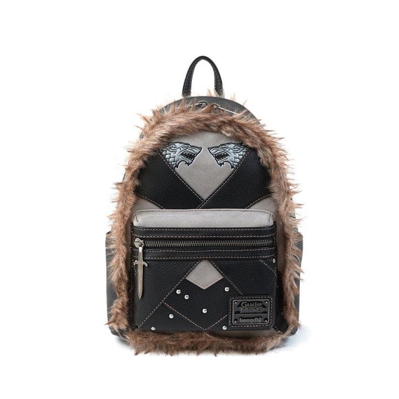 Game of Thrones Jon Snow Mini Backpack - Eight3five x Loungefly Exclusive - Picture 1 of 8